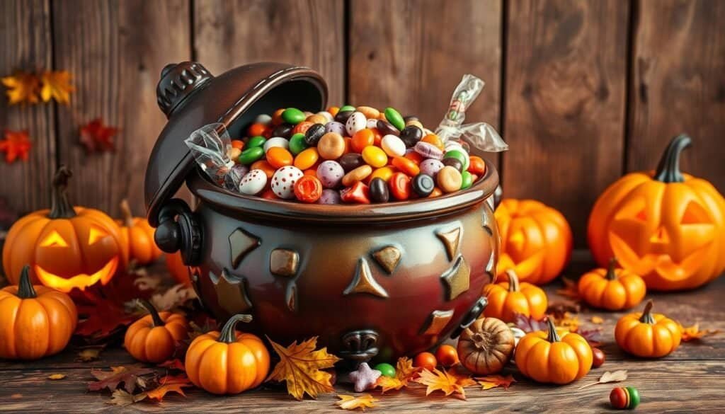 Halloween candy dish